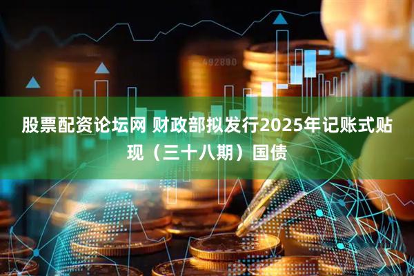 股票配资论坛网 财政部拟发行2025年记账式贴现（三十八期）国债